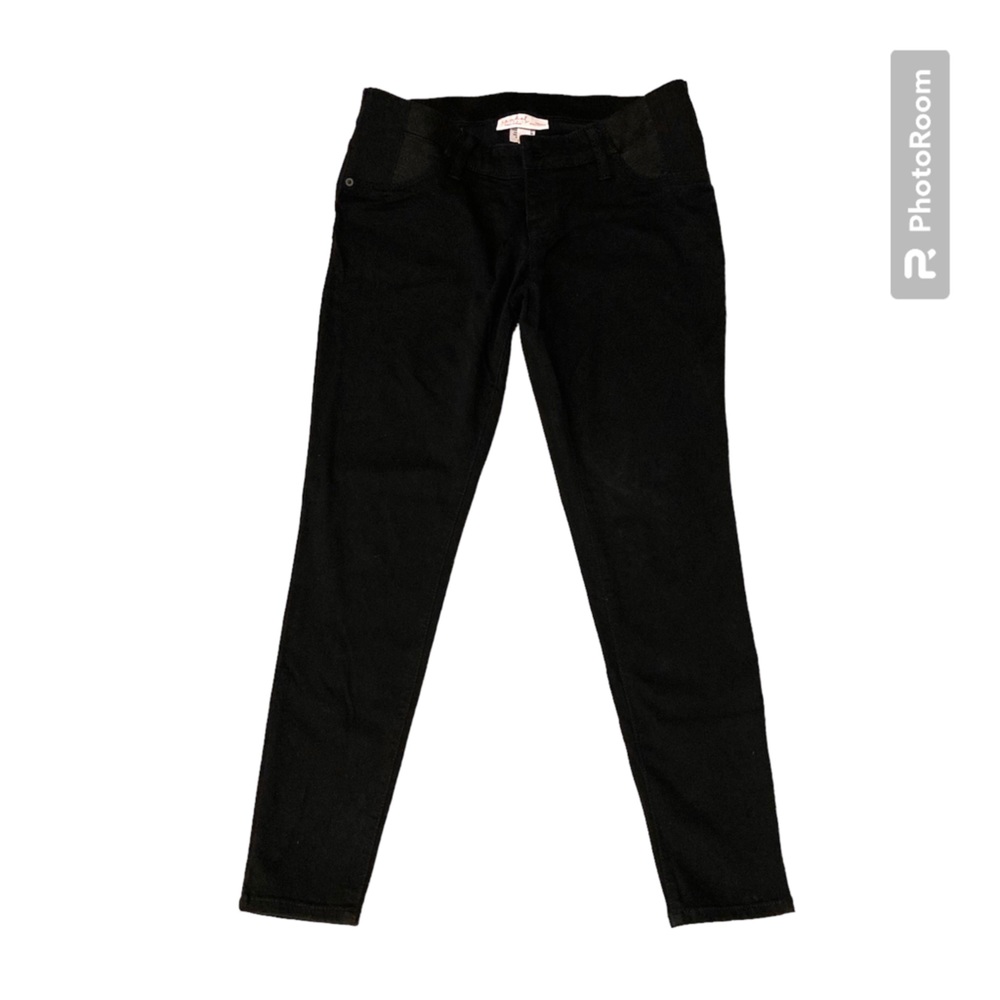 Isabel Maternity Skinny Black Jeans Like New 4